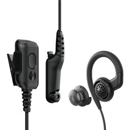2-Wire Swivel Loud Audio Earpiece with Eartip