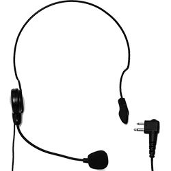 Auriculares de fuelle con micrófono de brazo y PTT