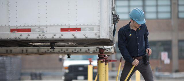 Logistics worker