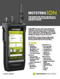 MOTOTRBO Ionデータシート