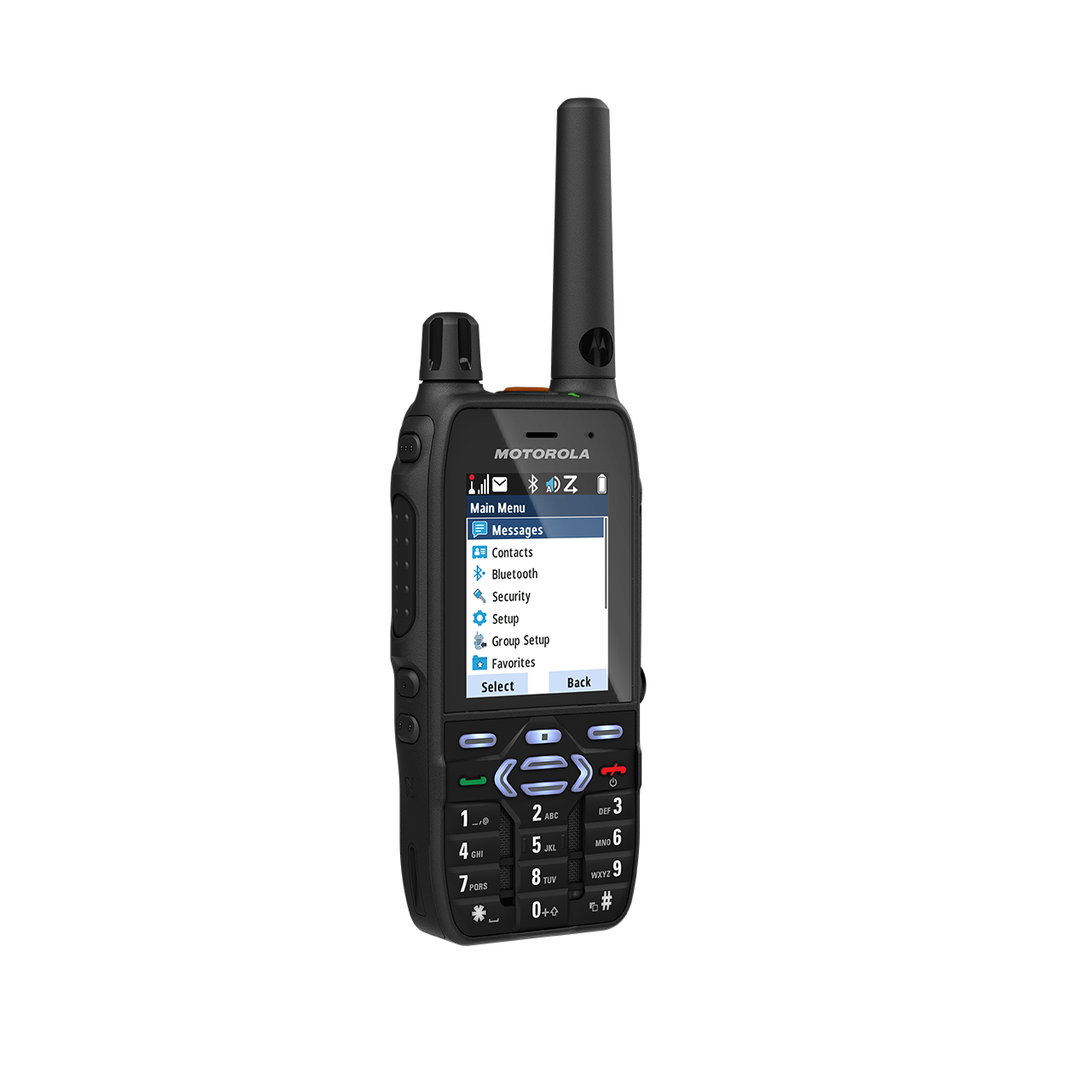 MXP600 front turn view
