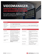 VideoManager Specifications