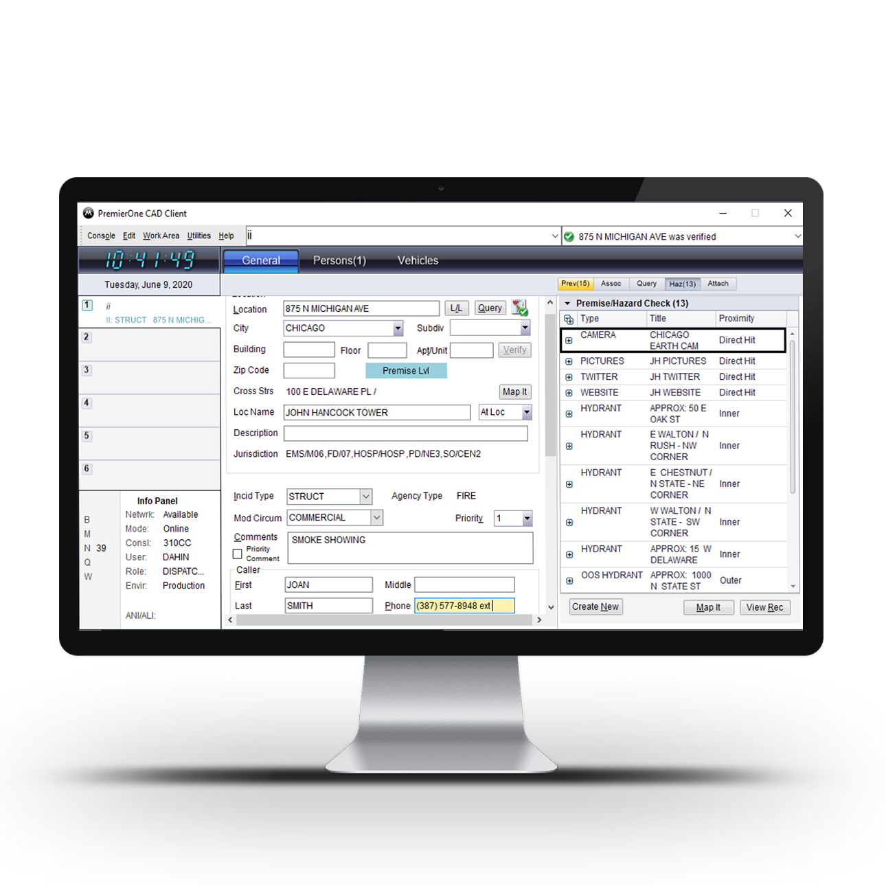 PremierOne CAD Work Assist Area