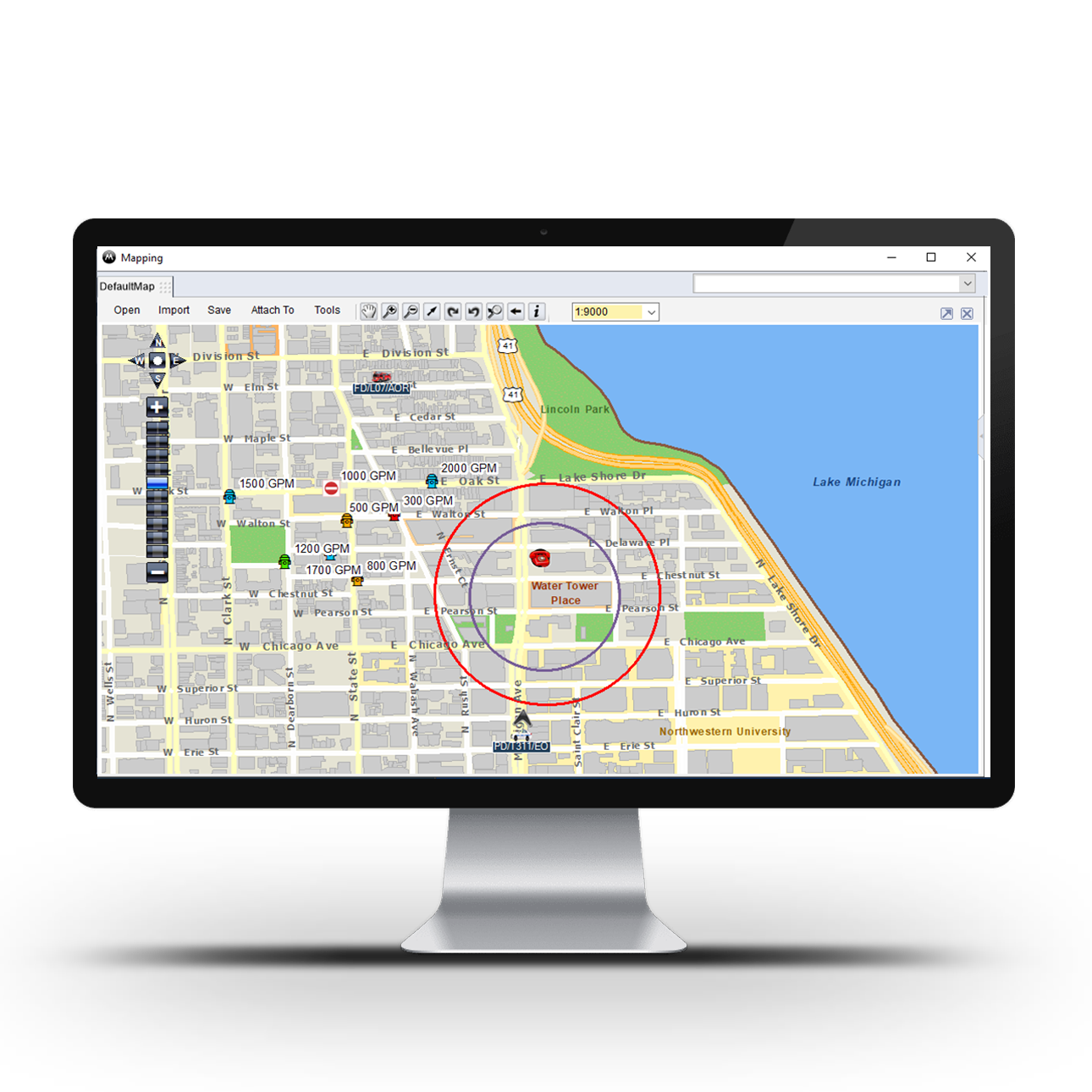 PremierOne CAD Map