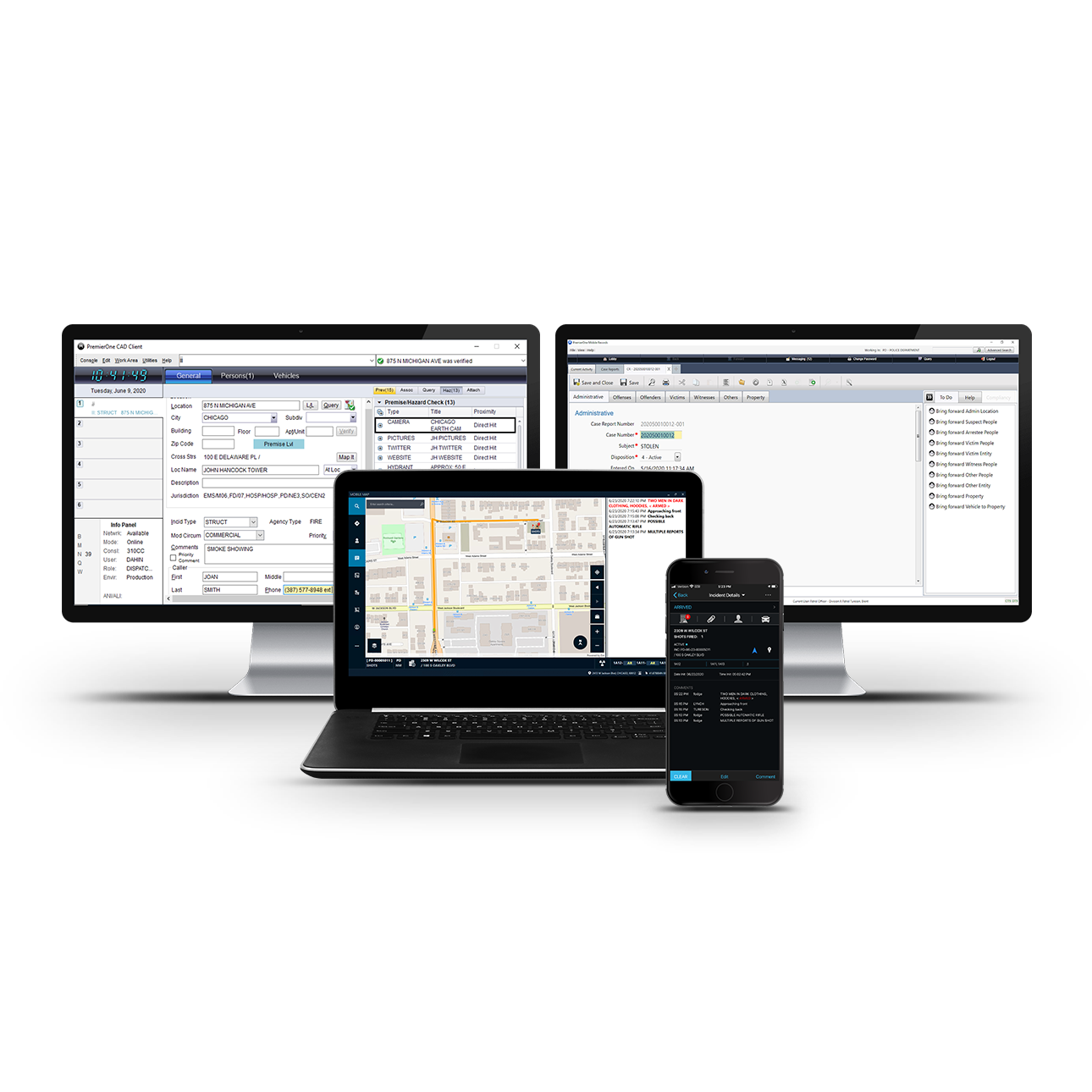 PremierOne Cloud Suite - CAD, Mobile & Records