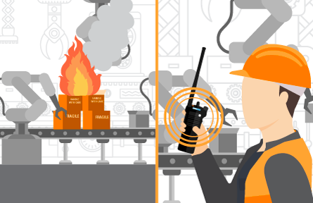 Incendie ou fuite de substances & évacuation